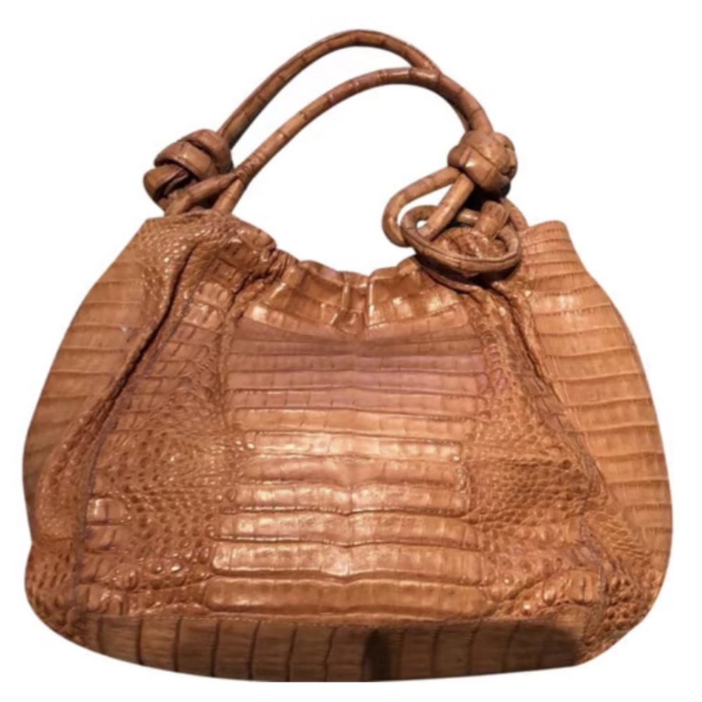 Nancy Gonzalez crocodile hobo bag
